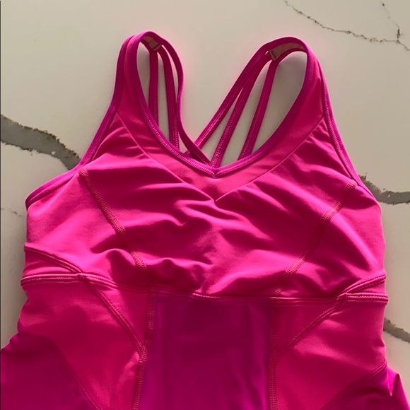 Lululemon tank hot pink size 4 - Picture 3 of 7